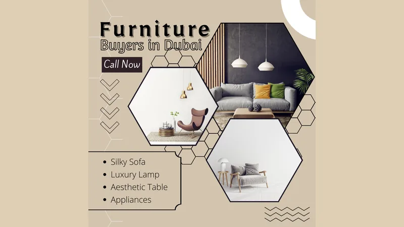 Home furniture buyers in Dubai - sofas, lamps, tables and appliances